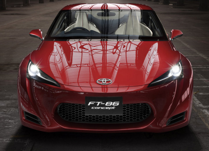 丰田双门跑车ft-86亮相北京车展