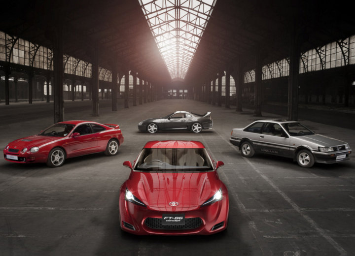 丰田双门跑车ft-86亮相北京车展