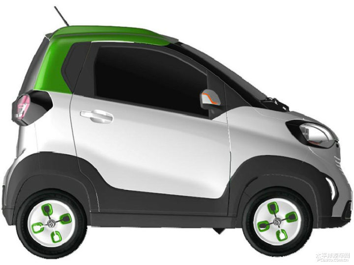 即可代步又能占号实拍宝骏e100纯电动车